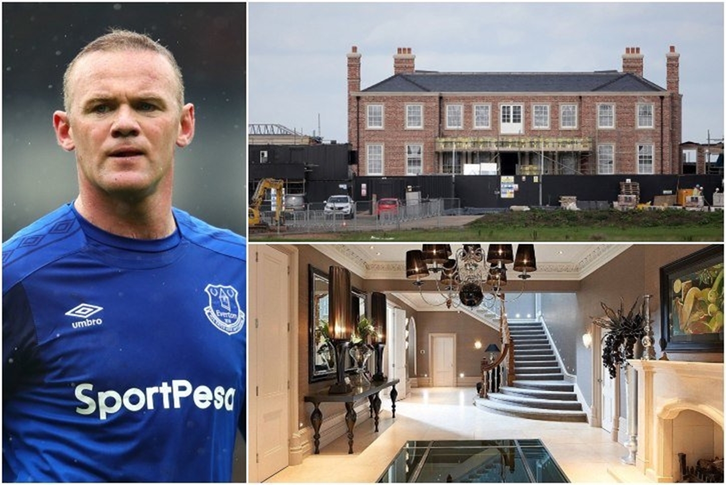 UK Homes  of Famous Footballers - Wayne Rooney, Cheshire